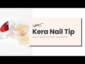 video of Kera Nail Tip. Easily reuse Keratip® extensions