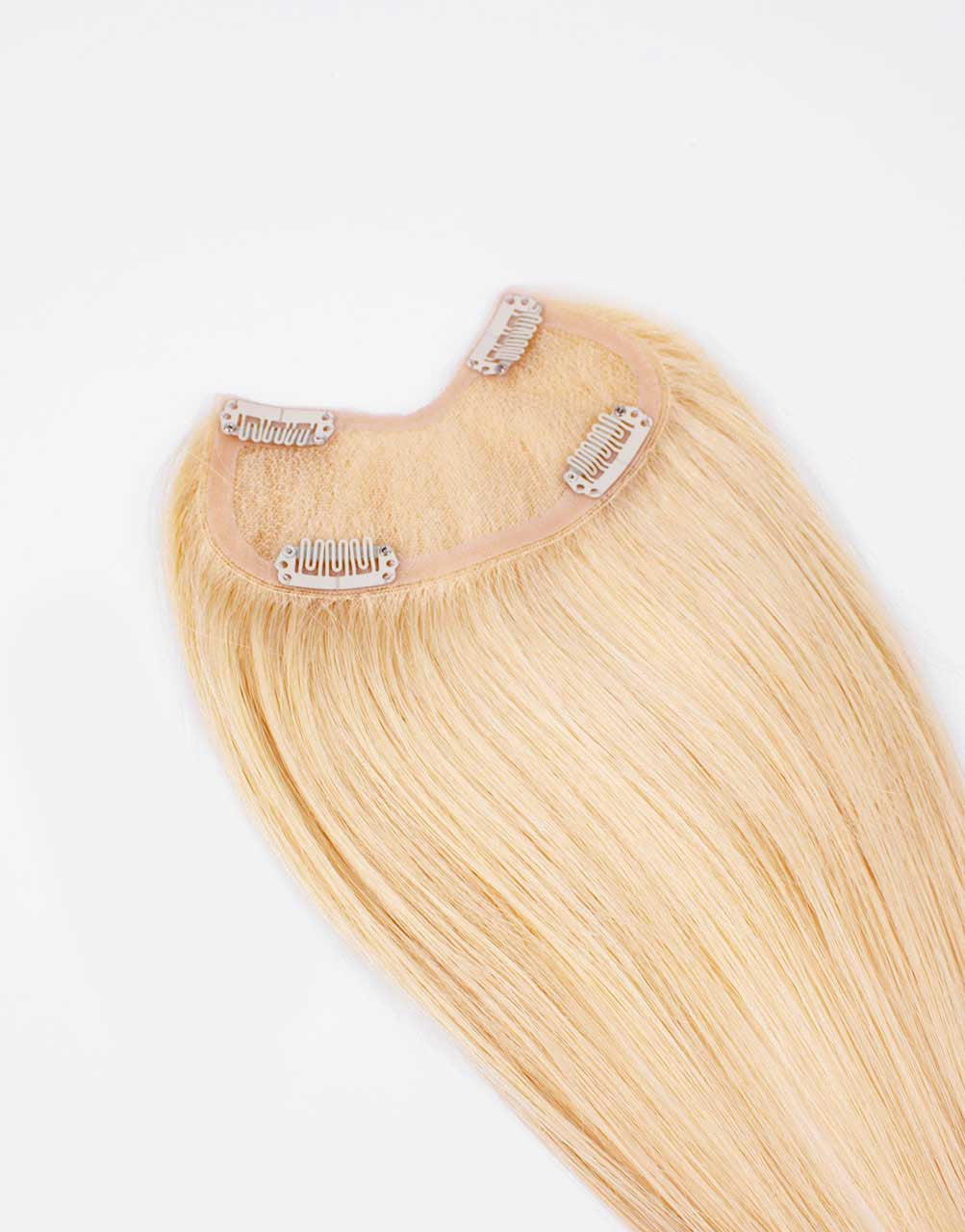 v crown clip-in extension in blonde