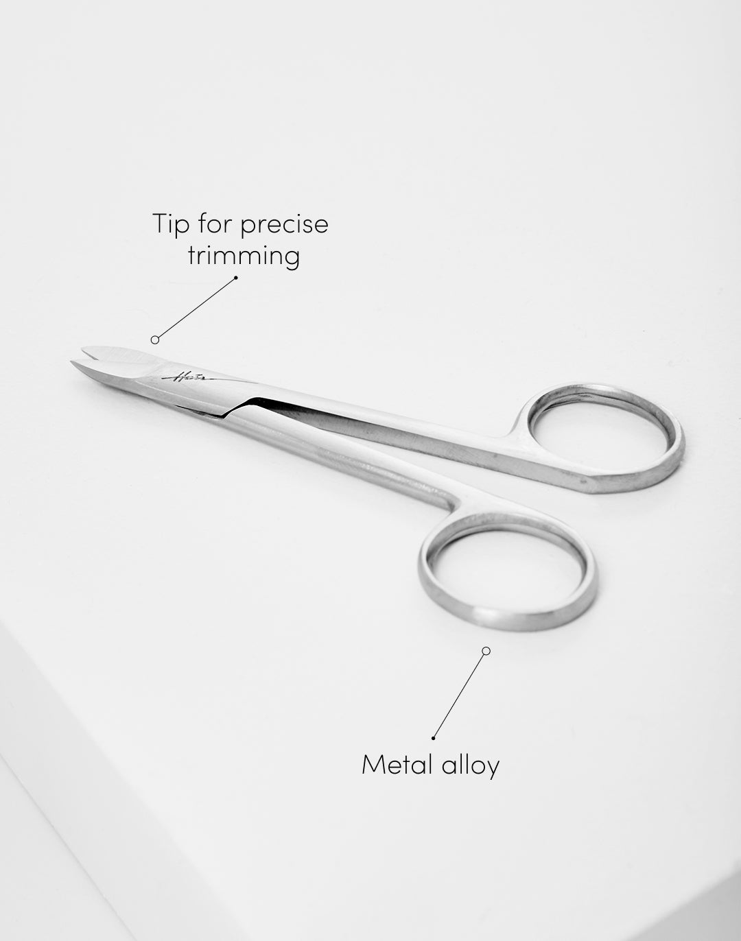 Tip Cut Scissors for precise trimming, metal alloy