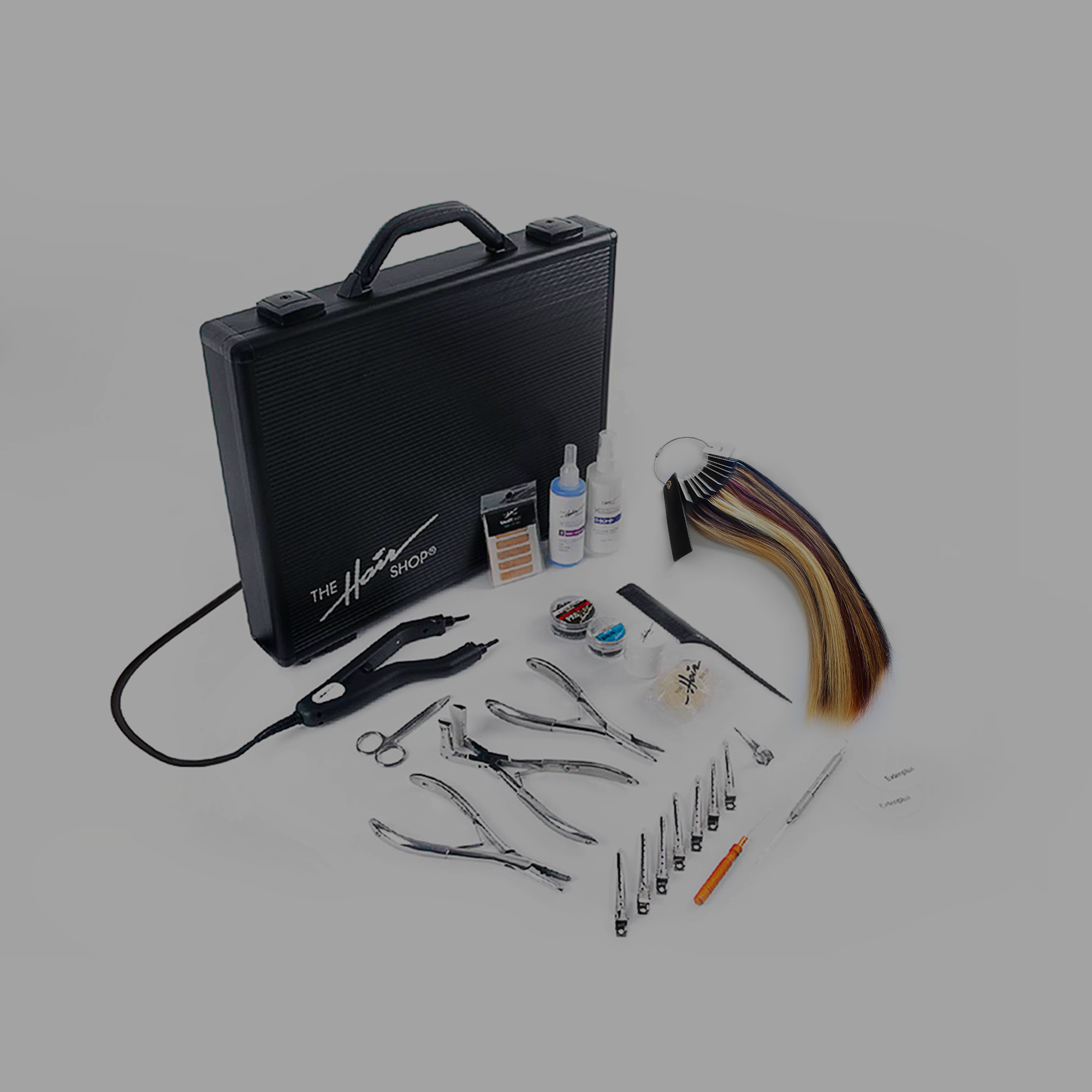 Display of the Extension Master Kit with all tools and accessories included