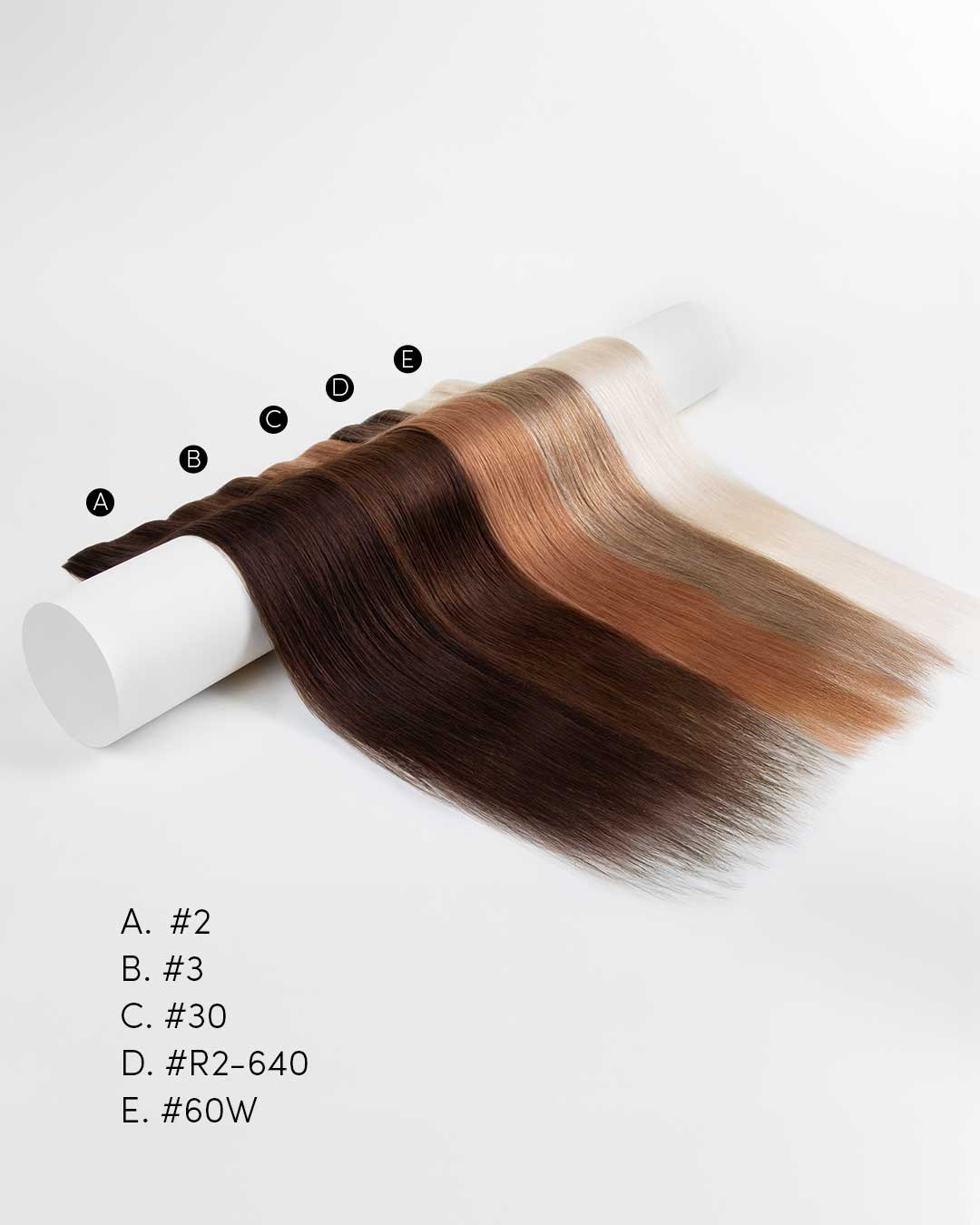 Naked 6 Clip-In Set (6 Pieces) | 18" Straight