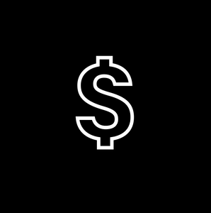 Dollar sign icon