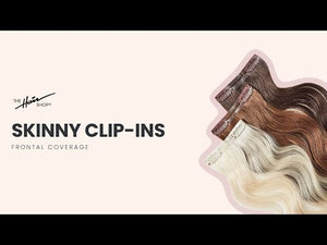 Skinny Clip-In (Single Piece) - Natural Wave | 14" Small (2 Clips)