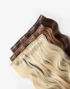 Skinny Clip-In (Single Piece) - Natural Wave | 14" Small (2 Clips)