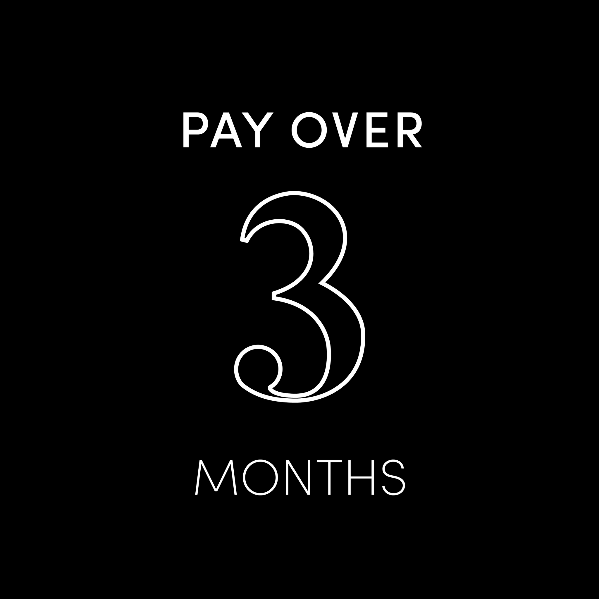 Pay over 3 months