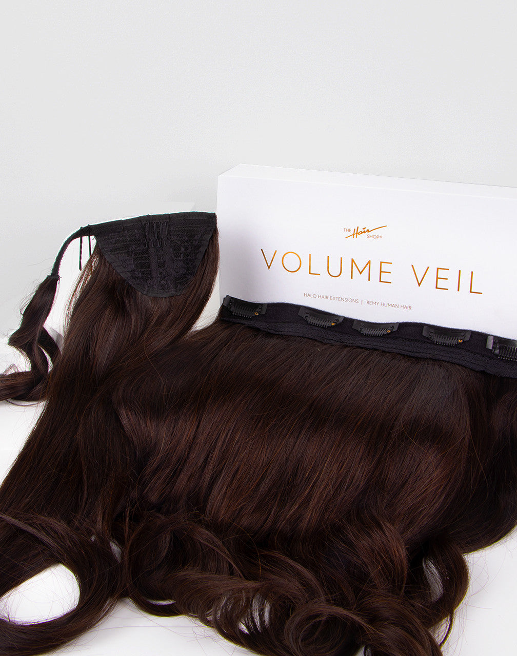 Volume Veil & Wrap Ponytail as the Wrap & Snap duo with packaging